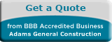 Adams General Construction BBB Request a Quote
