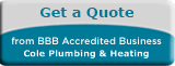 Cole Plumbing & Heating BBB Request a Quote