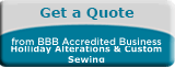 Holliday Alterations & Custom Sewing BBB Request a Quote