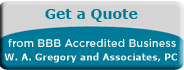 W. A. Gregory and Associates, PC BBB Request a Quote